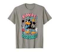 Looney Tunes Daffy Duck You're Despicable T-Shirt, Men, Slate Grey, Medium