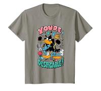 Looney Tunes Daffy Duck You're Despicable T-Shirt, Youth, Slate Grey, Medium