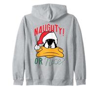 Looney Tunes Daffy Naughty or Nice Zip Hoodie
