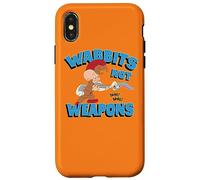 Looney Tunes Elmer and Bugs Wabbits Not Weapons Case for iPhone X/XS