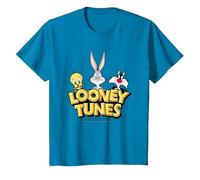 Looney Tunes Group Camiseta T-Shirt, Youth, Sapphire Blue, 3T