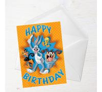 Looney Tunes Group Happy Birthday Greetings Card - Standard Card