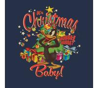 Looney Tunes Its Christmas Baby Women's Christmas T-Shirt - Navy - S