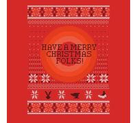 Looney Tunes Knit Men's Christmas T-Shirt - Red - S