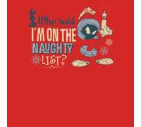 Looney Tunes Martian Who Said Im On The Naughty List Christmas Jumper - Red - M