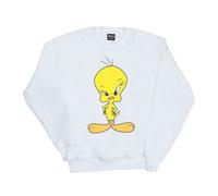 Looney Tunes Men's Angry Tweety Sweatshirt in White | Size: 2XL Looney Tunes White 2XL