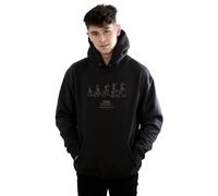 Looney Tunes Men's Bugs Bunny Evolution Hoodie in Black | Size: 2XL Looney Tunes Black 2XL