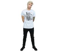 Looney Tunes Men's Bugs Bunny What´s Up Rock T-Shirt in Grey | Size: Large Looney Tunes Grey L