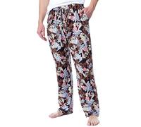 Looney Tunes Mens' Character Tasmanian Devil Taz Sleep Pajama Pants (XX-Large) Black
