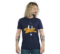 Looney Tunes Men's Daffy Duck Big Face T-Shirt X-Large Navy Blue