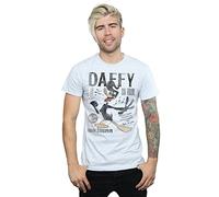 Looney Tunes Men's Daffy Duck Concert T-Shirt Sport Grey Large