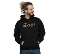 Looney Tunes Men's Elmer Fudd Colour Code Hoodie in Black | Size: 2XL Looney Tunes Black 2XL
