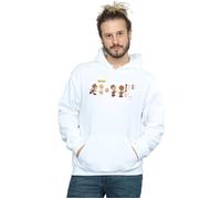Looney Tunes Men's Elmer Fudd Colour Code Hoodie in White | Size: XL Looney Tunes White XL