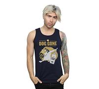 Looney Tunes Men's Foghorn Leghorn Dog Gone Vest X-Large Navy Blue