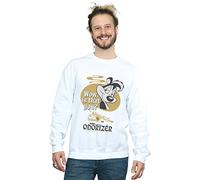 LOONEY TUNES Men's Pepe Le Pew Odorizer Sweatshirt XX-Large White