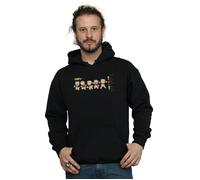 Looney Tunes Men's Porky Pig Colour Code Hoodie in Black | Size: 2XL Looney Tunes Black 2XL