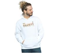Looney Tunes Men's Porky Pig Colour Code Hoodie in White | Size: 4XL Looney Tunes White 4XL