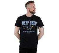 Looney Tunes Men's Road Runner Beep Beep T-Shirt Black Large