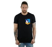 Looney Tunes Men's Road Runner Face Faux Pocket T-Shirt X-Large Black