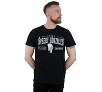 Looney Tunes Men's Speedy Gonzales All About Cheese T-Shirt Black Large