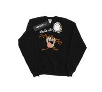 LOONEY TUNES Men's Taz That's All Folks Sweatshirt XXX-Large Black