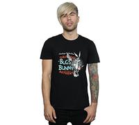 Looney Tunes Men's Vintage Bugs Bunny T-Shirt XXX-Large Black