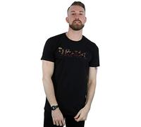 Looney Tunes Men's Wile E Coyote Colour Code T-Shirt Black X-Large