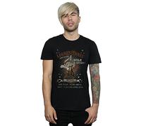 Looney Tunes Men's Wile E Coyote Guitar T-Shirt Black Large