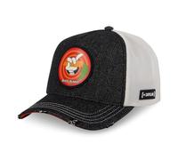Looney Tunes Men's & Women's Baseball Cap, Adjustable by Snapback, Black Heather/White, One Size