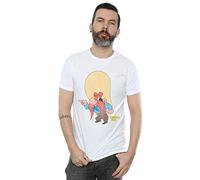 Looney Tunes Men's Yosemite Sam Distressed T-Shirt White X-Large