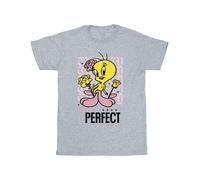 Looney Tunes Men's You´re Perfect Tweety T-Shirt in Grey | Size: 2XL Looney Tunes Grey 2XL