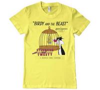 Looney Tunes Officially Licensed Birdy and The Beast Mens T-Shirt (Yellow), Large