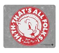 LOONEY TUNES Officially Licensed Porky Pig - That's All Folks! Mouse Pad/Mat