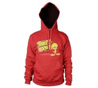 Looney Tunes Officially Licensed Tweety Pie Hoodie (Red), XX-Large
