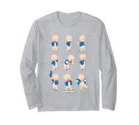 Looney Tunes Porky Pig Character Poses Long Sleeve T-Shirt