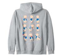 Looney Tunes Porky Pig Character Poses Zip Hoodie