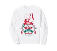 Looney Tunes Porky Pig Christmas Happy Vegan Holiday Sweatshirt