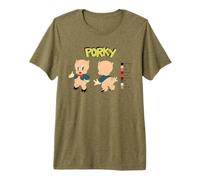 Looney Tunes Porky Pig Retro Color Code Premium T-Shirt