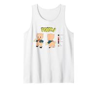Looney Tunes Porky Pig Retro Color Code Tank Top