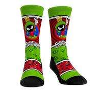 Looney Tunes Premium Cartoon Socks, Marvin the Martian - Showtime, Large