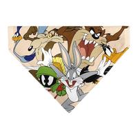 Looney Tunes Six Character Stack Pose Beige Slip On Collar Bandana Only