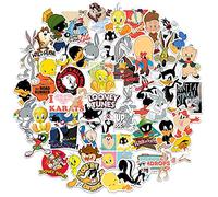 Looney Tunes Stickers Die Cut Vinyl Sticker Variety Pack - Laptop, Water Bottle, Scrapbooking, Tablet, Skateboard, Indoor/Outdoor - Set of 50