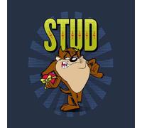Looney Tunes Stud Taz Men's T-Shirt - Navy - S