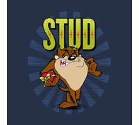 Looney Tunes Stud Taz Women's T-Shirt - Navy - XL