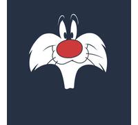 Looney Tunes Sylvester Big Face Hoodie - Navy - S