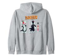 Looney Tunes Sylvester Retro Color Code Zip Hoodie