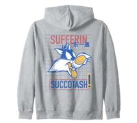 Looney Tunes Sylvester Sufferin Succotash Zip Hoodie