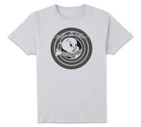 Looney Tunes T-Shirt Adults | Official Porky Pig Licensed Tee | Licensed Looney Tunes Merchandise | White