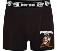 LOONEY TUNES Tasmanian Devil Boxer Shorts Mens (UK, Alpha, M, Regular, Regular, Black)