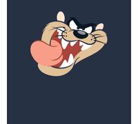 Looney Tunes Tasmanian Devil Face Hoodie - Navy - L